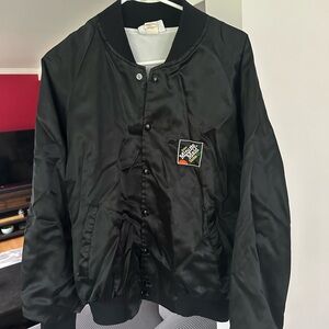 Vintage 80s Minute Maid soda drink Satin jacket